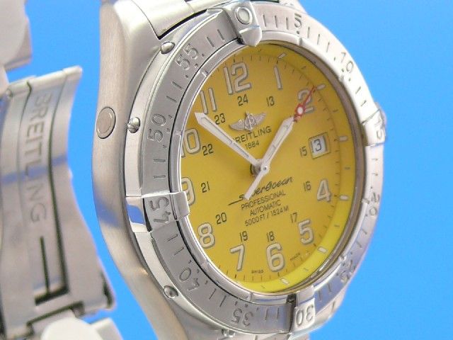 Breitling Superocean Yello Dial