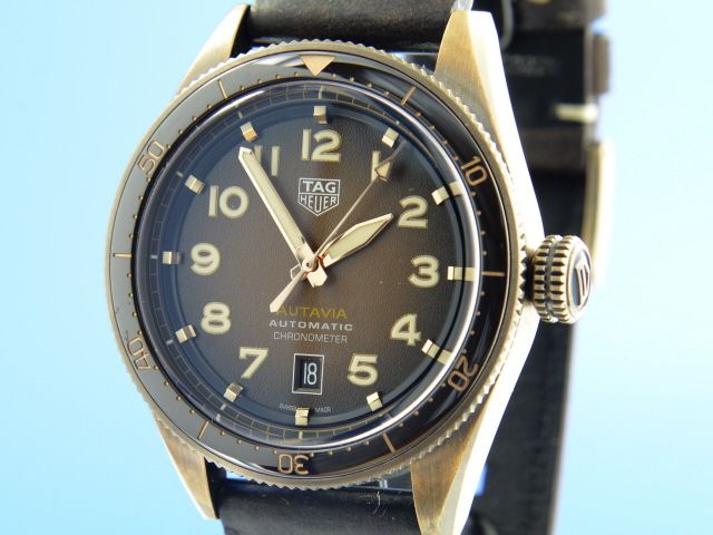 TAG Heuer Autavia Bronze Chocolate Dial Chronometer