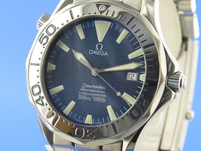 Omega Seamaster Diver 300M Blue Dial