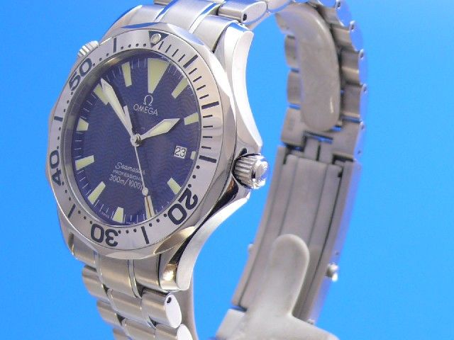Omega Seamaster Diver 300m Blue Dial Quarz