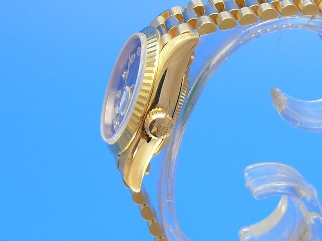 Rolex Lady Datejust 18K/750 Gelbgold Diamant Blatt