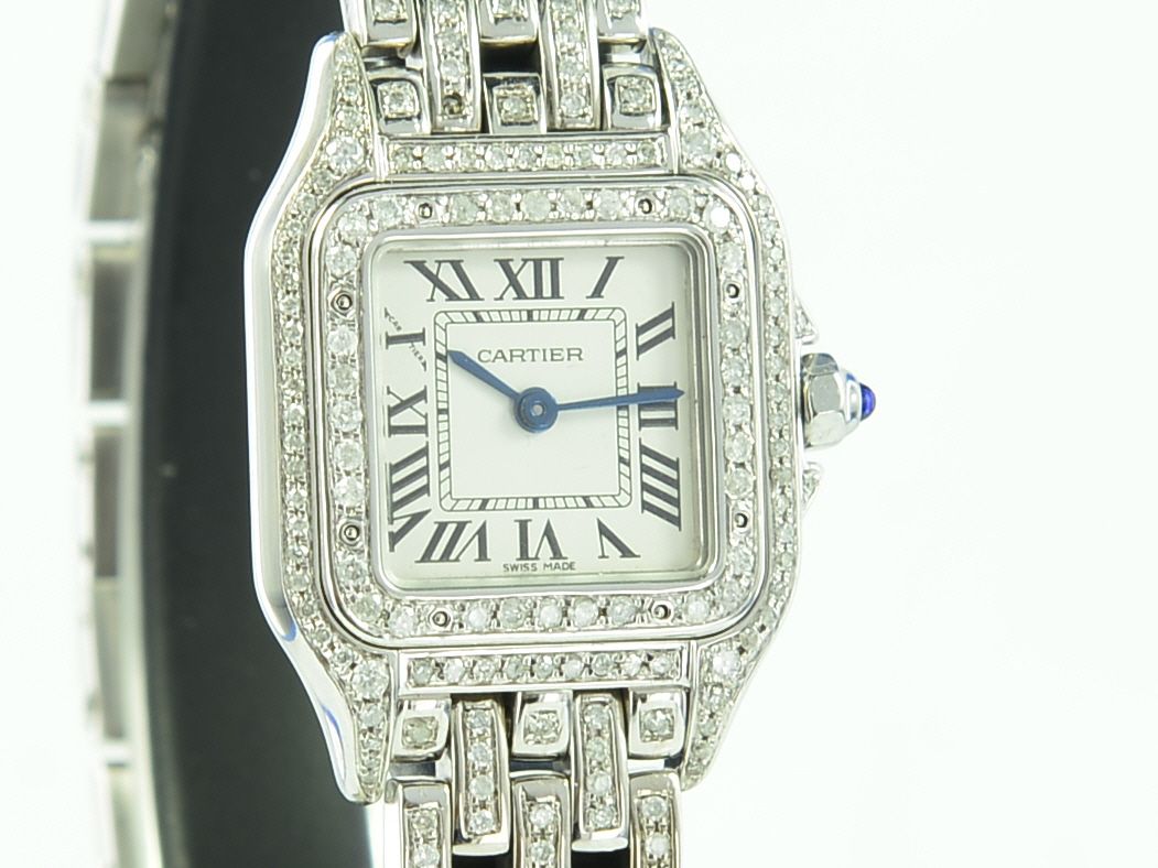 Cartier Panthere Lady sekund�rer Diamantbesatz
