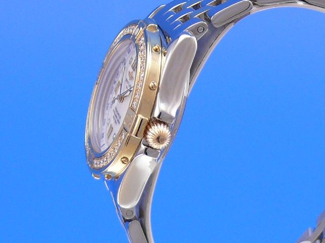 Breitling Lady B-Class Stahl/Gold Diamantblatt u. Lnette