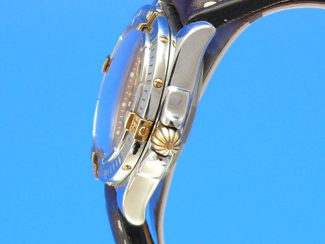 Breitling Lady Cockpit 32 Stahl / Gold Diamanten