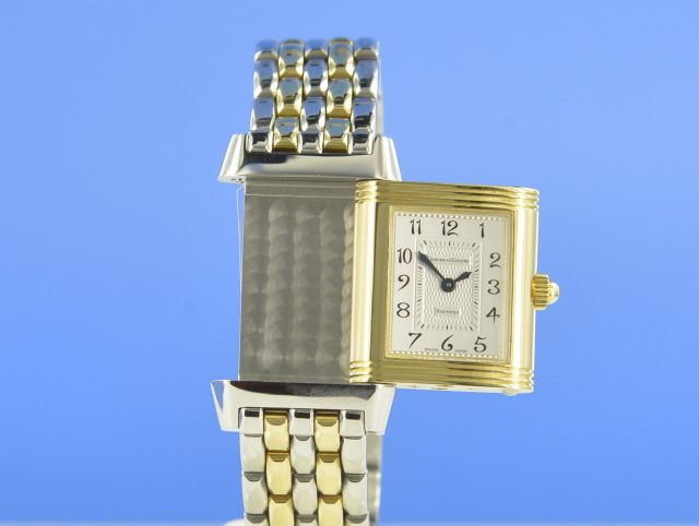 Jaeger-LeCoultre Reverso Duetto Diamanten Stahl / Gold Handaufzug