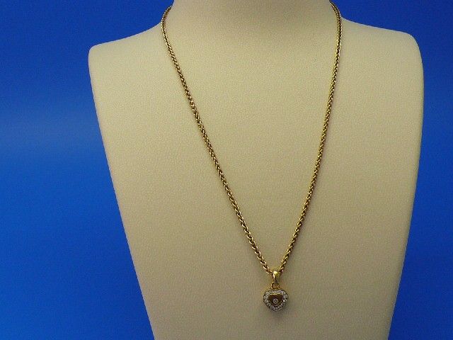 Chopard Happy Diamods Brillant Herz u. Kette 750K