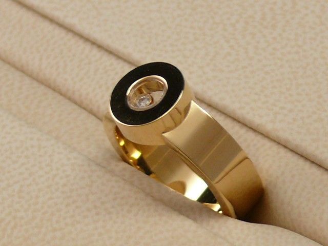 Chopard Happy Diamonds Ring 18K GG gr.53 UVP.1.680 