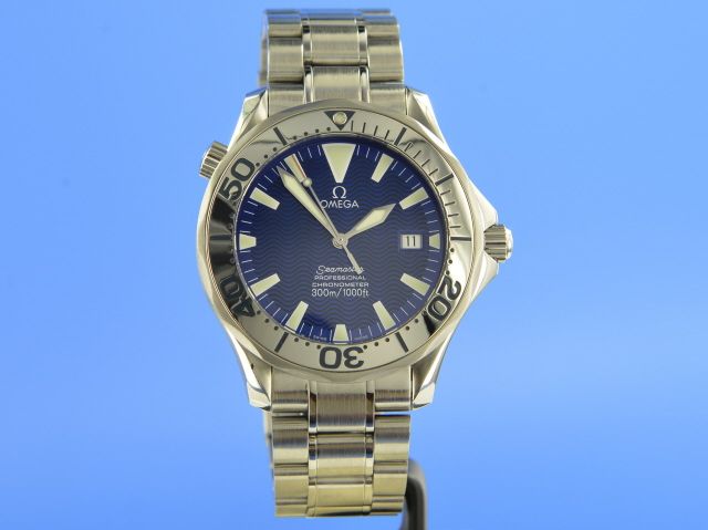 Omega Seamaster Diver 300M Blue Dial Automatik