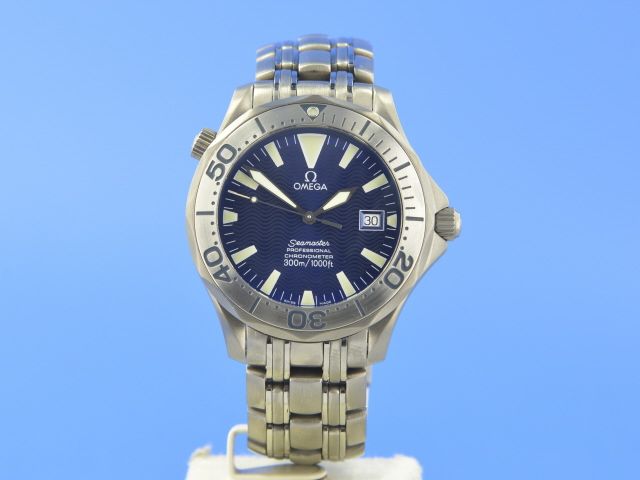 Omega Seamaster Diver 300M Titan Blue Dial