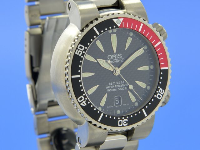 Oris Tt1 1000m Diver Titanium