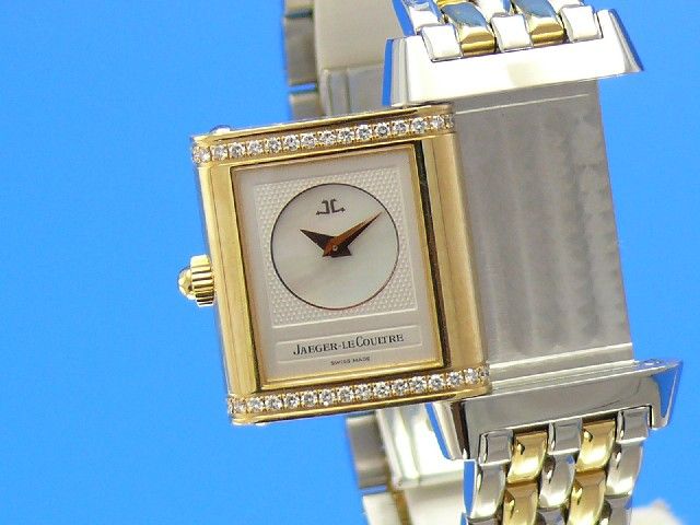 Jaeger-LeCoultre Reverso Duetto 18kt Gold/Edelstahl Damenuhr