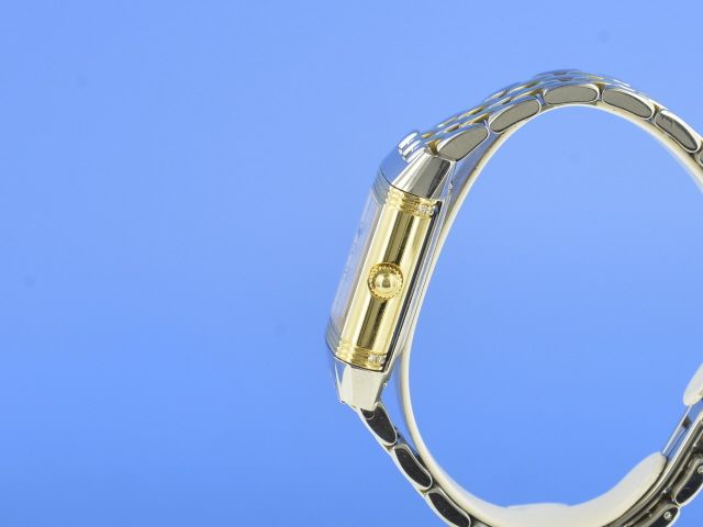 Jaeger-LeCoultre Reverso Duetto Diamanten Stahl / Gold Handaufzug