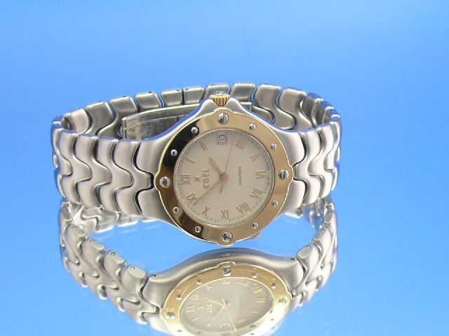 EBEL Sportwave Herren Automatik Stahl/Gold