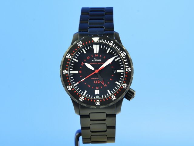 SINN U2 (EZM 5) Taucher Uhr U-Boot Stahl