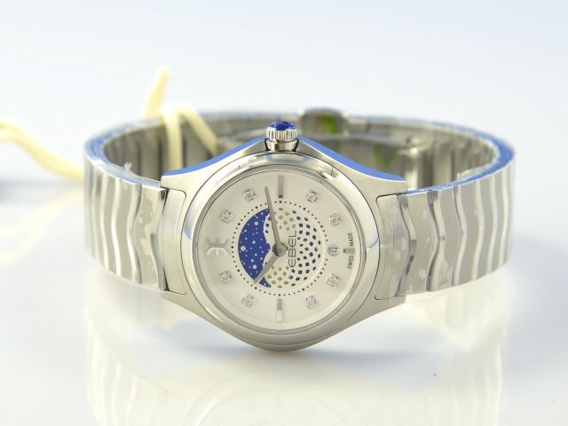 Ebel Wave Lady 30 mm Quarz Mondphase