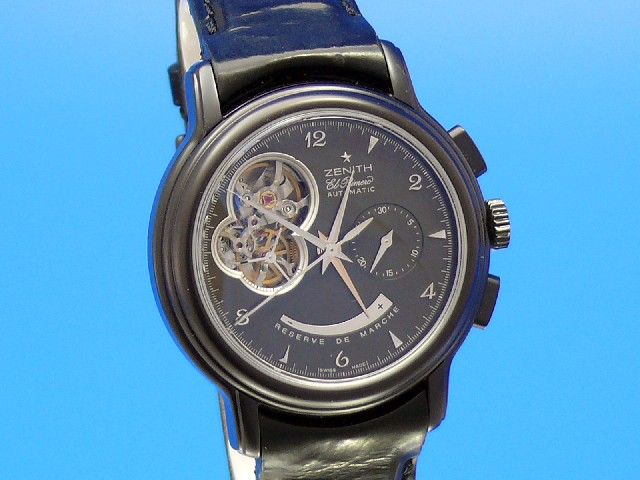 Zenith El Primero Chronomaster T Open - Black PVD LP.11.200