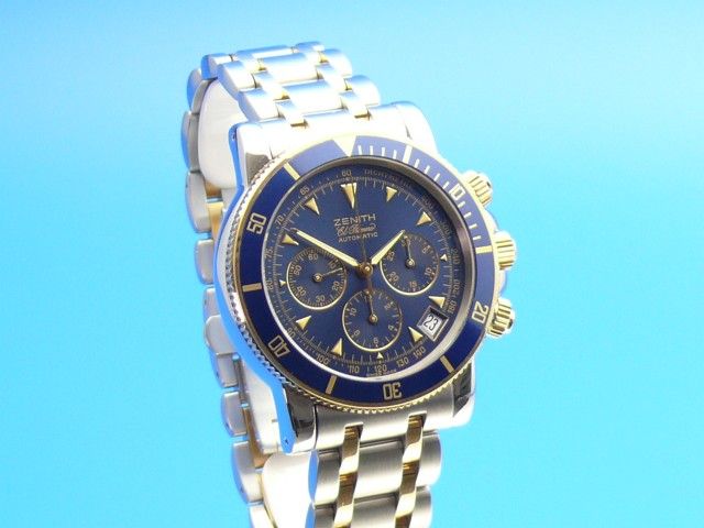 Zenith El Primero Rainbow Stahl/Gold