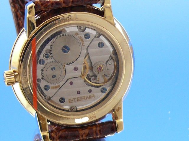 Eterna Herren/Damen Uhr 18K Gold