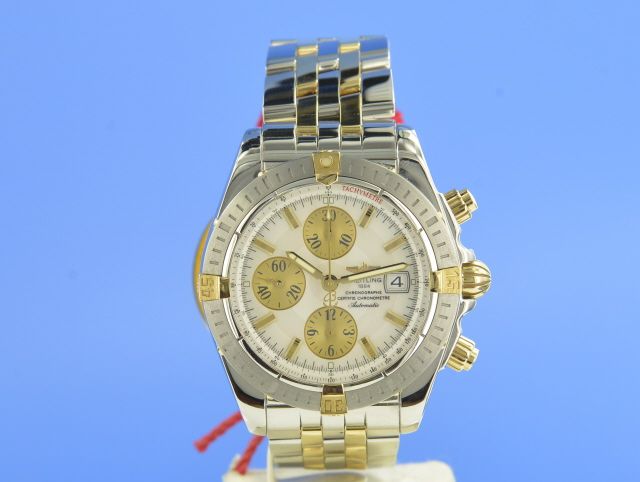 Breitling Chronomat Evolution Mother of Perl Stahl/Gold