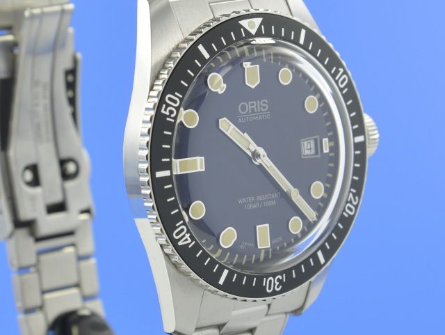 Oris Diver Sixty-Five Taucheruhr blau