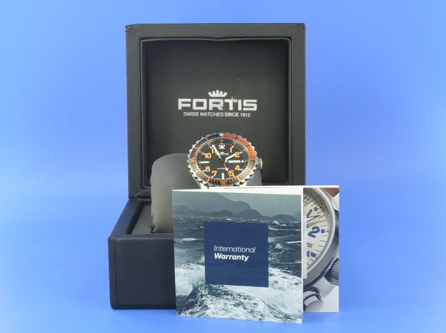 Fortis B-42 Aquatis Marinemaster Day/Date Orange