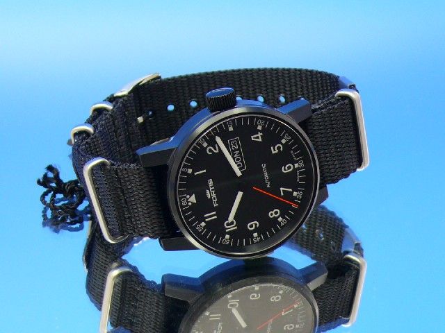 Fortis Spacematic Pilot Professional Black