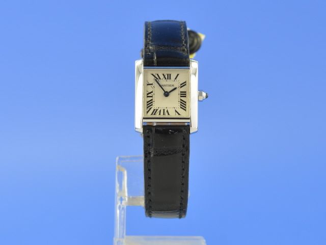 Cartier Tank Franaise Lady 18K White Gold