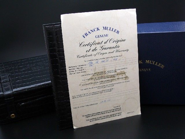 Franck Muller Long Island 750K/18K Weigold UVP.15.880