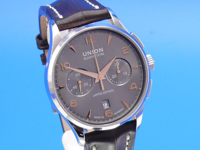 UNION GLASHTTE – Noramis Chronograph  Limited Edit.