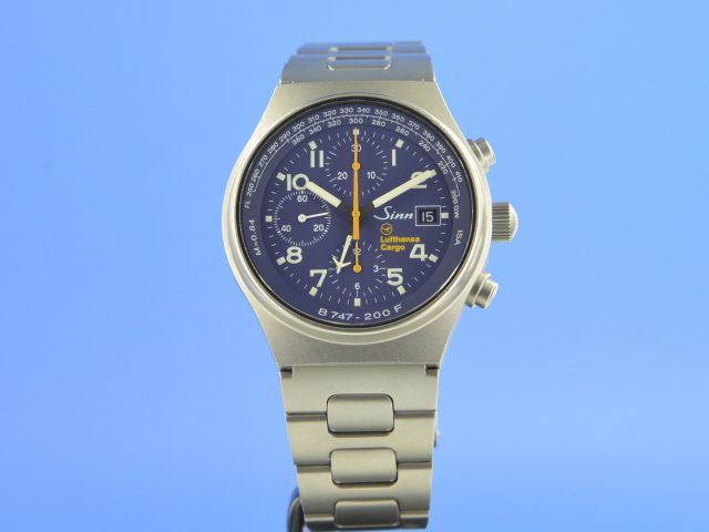 Sinn 144 GMT Lufthansa Cargo Chronograph Limited Edition B747-200F