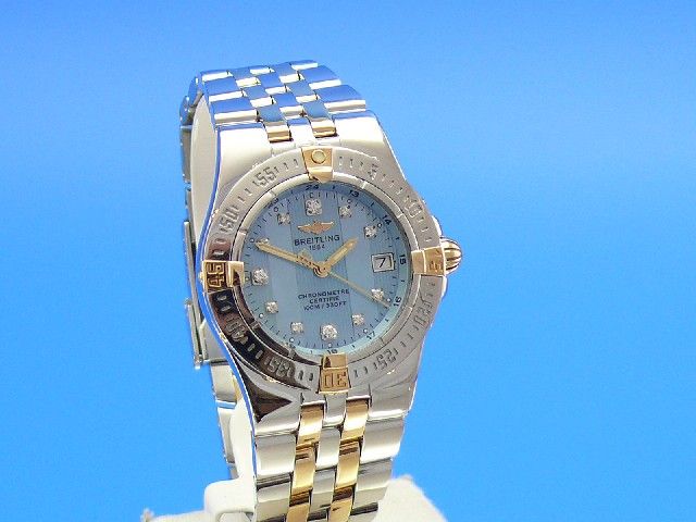Breitling Starliner Galactic 30 Lady Stahl/Gold Brillant