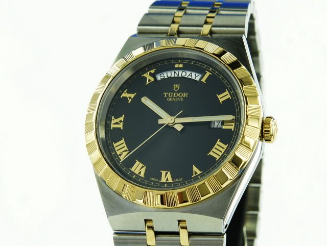 Tudor Royal Day-Date Stahl/Gelbgold