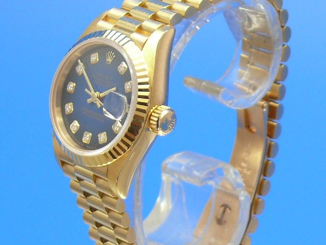 Rolex Lady Datejust 18K/750 Gelbgold Diamant Blatt