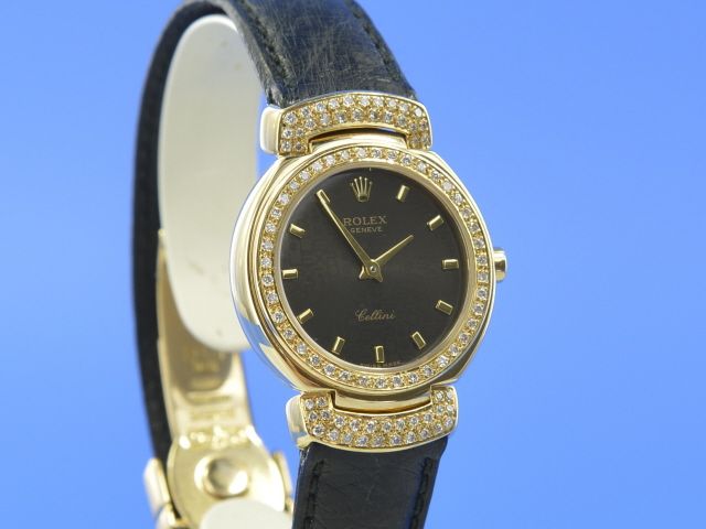 Rolex Cellini 18K Gelbgold Diamanten