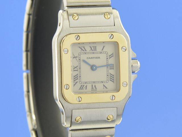 Cartier Santos Galbee Gelbgold & Edelstahl