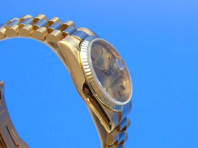 Rolex Datejust Medium 18K Gelbgold