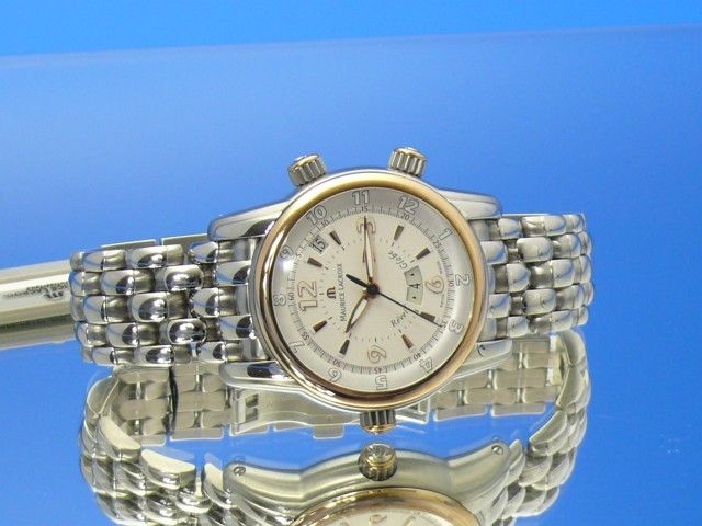 Maurice Lacroix Masterpiece Rveil Globe Stahl/Gold