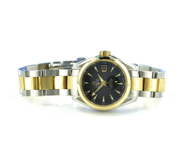Omega Seamaster Aqua Terra Lady Co-Axial Automatik Stahl/Gold