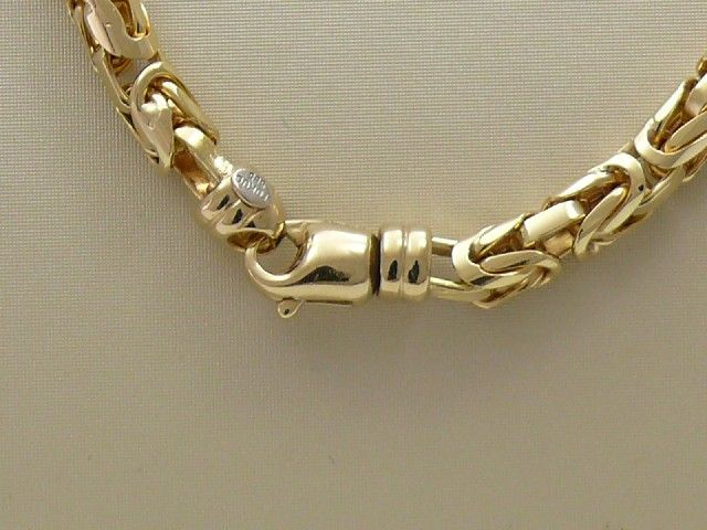 Kette massive Knigskette endlos in Gold 585/14K