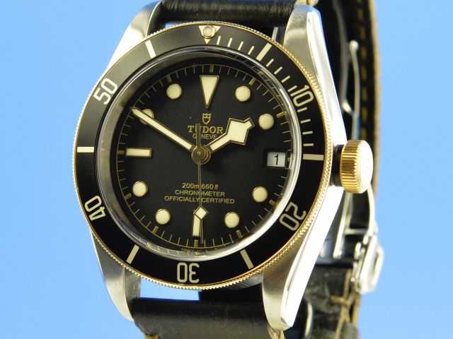 Tudor Heritage Black Bay Steel Gold