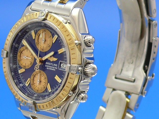 Breitling Windrider Chronomat Chronograph Stahl/Gold