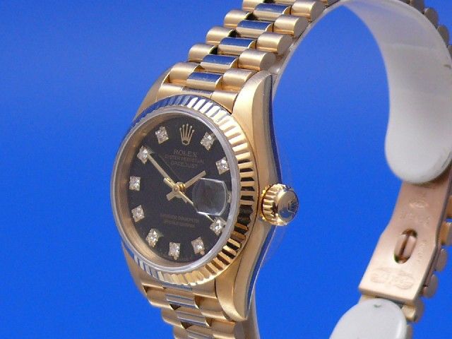 Rolex Lady-Datejust 18K/750 Gold Brillantblatt