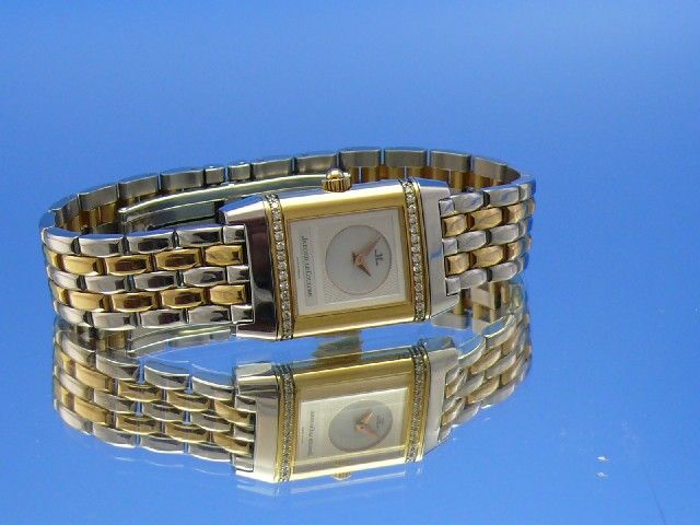 Jaeger Le Coultre Reverso Duetto Stahl/Gold Brillanten