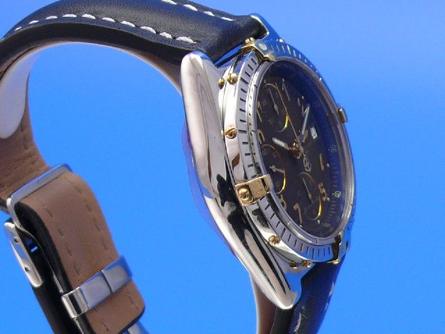 Breitling Chronomat Vitesse Stahl/Gold Chronograph