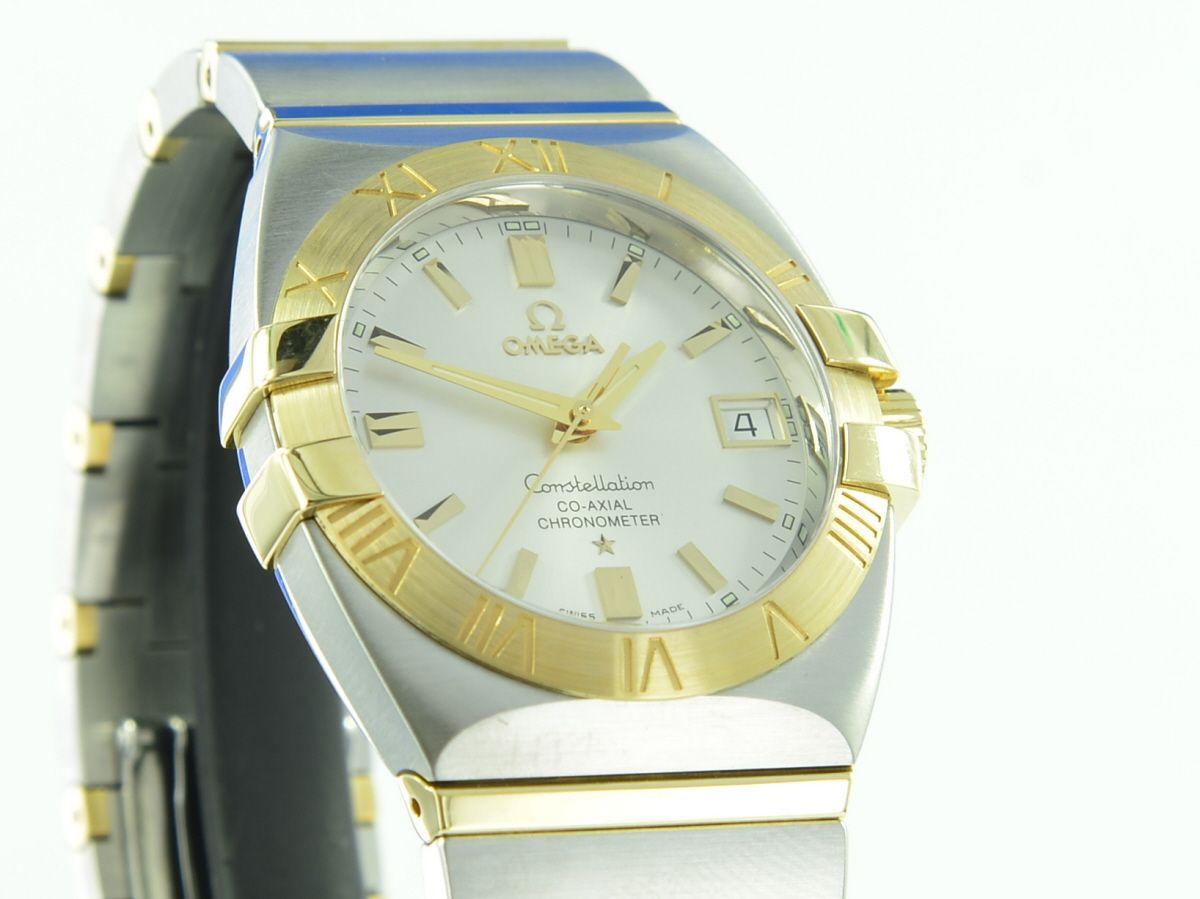 Omega Constellation Automatik Stahl/Gold Co-Axial