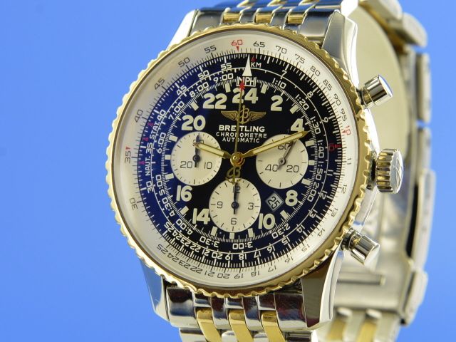 Breitling Navitimer Cosmonaute Chronograph Stahl / Gold
