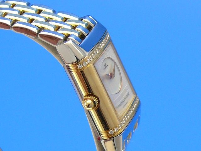 Jaeger-LeCoultre Reverso Duetto 18kt Gold/Edelstahl Damenuhr