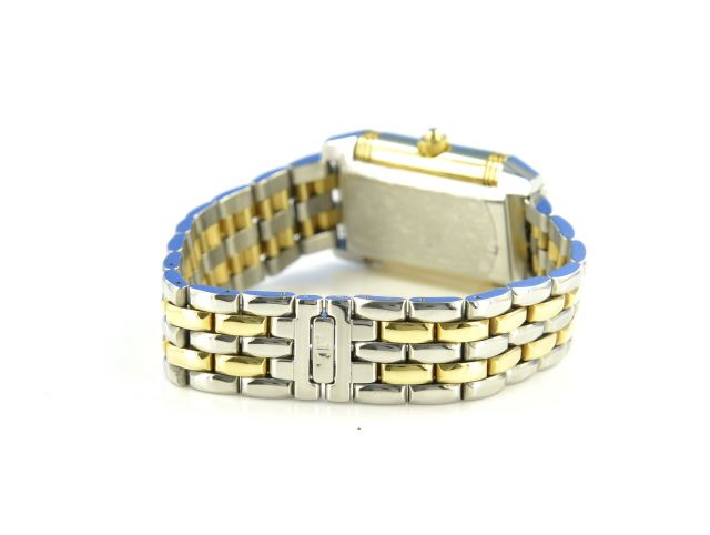 Jaeger-LeCoultre Reverso Duetto Diamanten Stahl / Gold Handaufzug