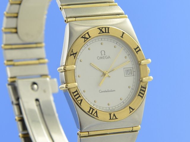 Omega Constellation Stahl/Gold Herren 34 mm