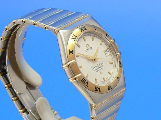 Omega Constellation Stahl/Gold Herren Automatik